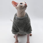 Sphynx cat clothes soft cotton pullover material