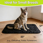 Machine washable pet mat side profile