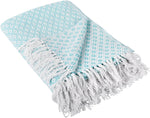 DII Global Mini Diamond Woven Throw, 50x60, Nautical Blue - Image 15