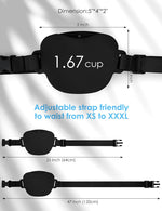Heouvo pet reward pouch showing compact size and dimensions