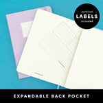 Paperage journal inner expandable pocket detail view