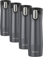 Contigo West Loop Stainless Steel Travel Mug with AUTOSEAL Lid, 16oz., Stainless Steel/Black - Image 11