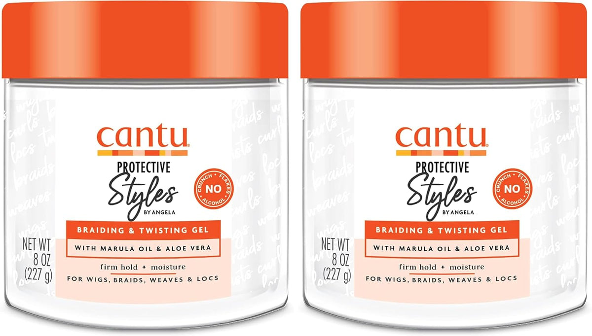 Cantu Protective Styles by Angela Braiding & Twisting Gel with Marula Oil & Aloe Vera, Gel for Natural Hair, 8 Ounce - Image 10