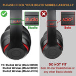 SoloWIT headphone earpads angle view displaying thick memory foam profile