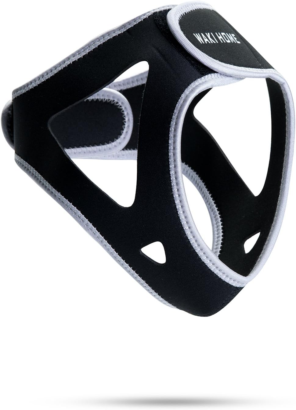 WAKI HOME Anti Snoring Chin Straps - Advanced Snoring Solution and Anti Snoring Devices - Snoring Chin Straps - Stop Snoring Sleep Aid for Men and Women (Grey) (Black) - Image 1