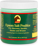 Kaeco Epsom Salt Poultice 20 ounce tub front view equine health supplies