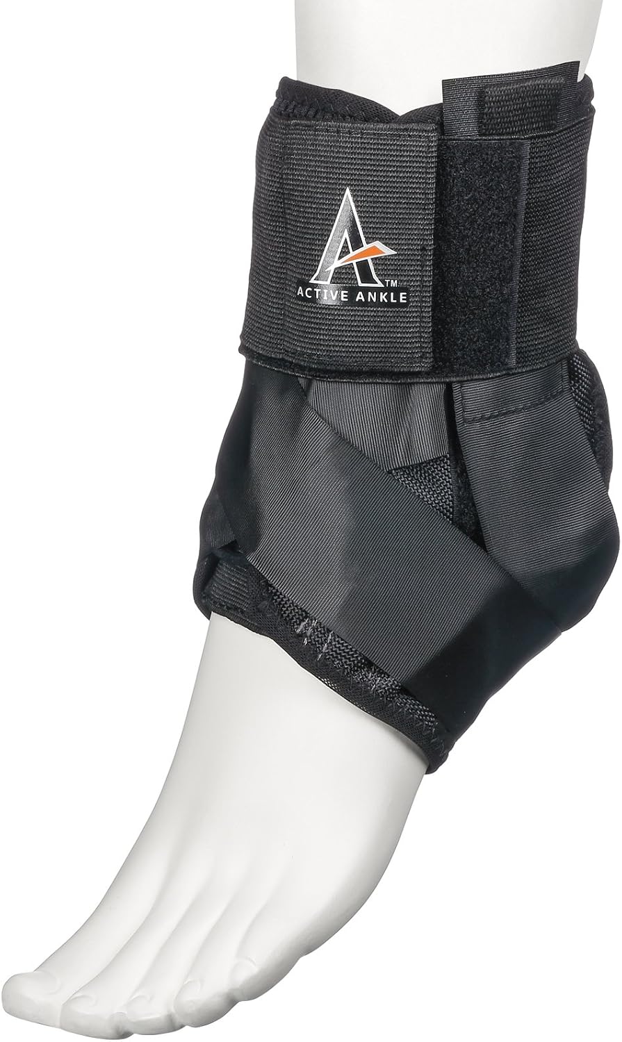 Active Ankle AS1 Pro Lace Up Ankle Brace, Ankle Support with Laces for Men & Women, Protection & Sprain Support for Volleyball, Rugby, Basketball, Low Profile, Black, Large - Image 11