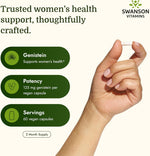 Swanson Soy-Free Genistein Supplement, 125 mg, 60 Vegan Capsules - Image 3