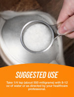 BulkSupplements L-Tryptophan powder 50g packet close up