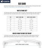Costa Del Mar womens sunglasses bio resin frame closeup