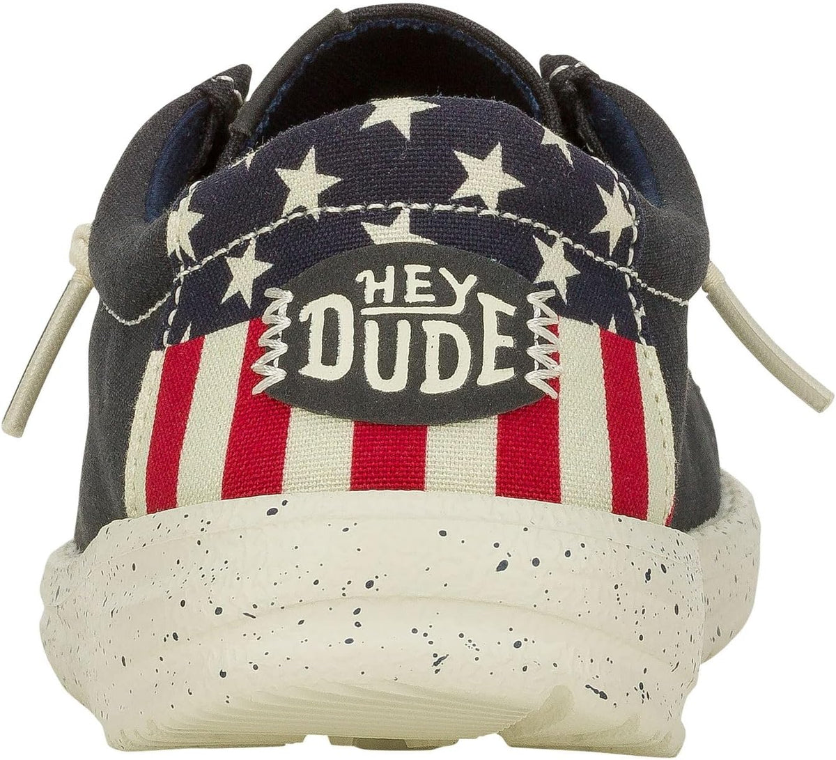 HEYDUDE kids low top sneaker heel and collar angle