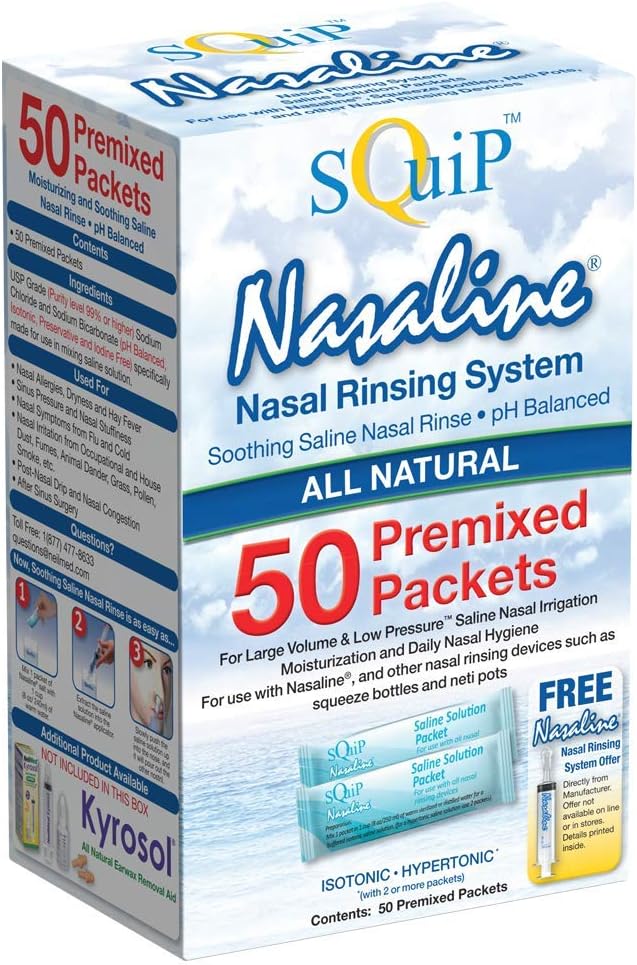SQUIP Nasaline Salt 50 Pre-Measured Packets - Image 1