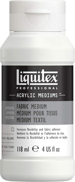 Liquitex glass medium in use on ceramic surface