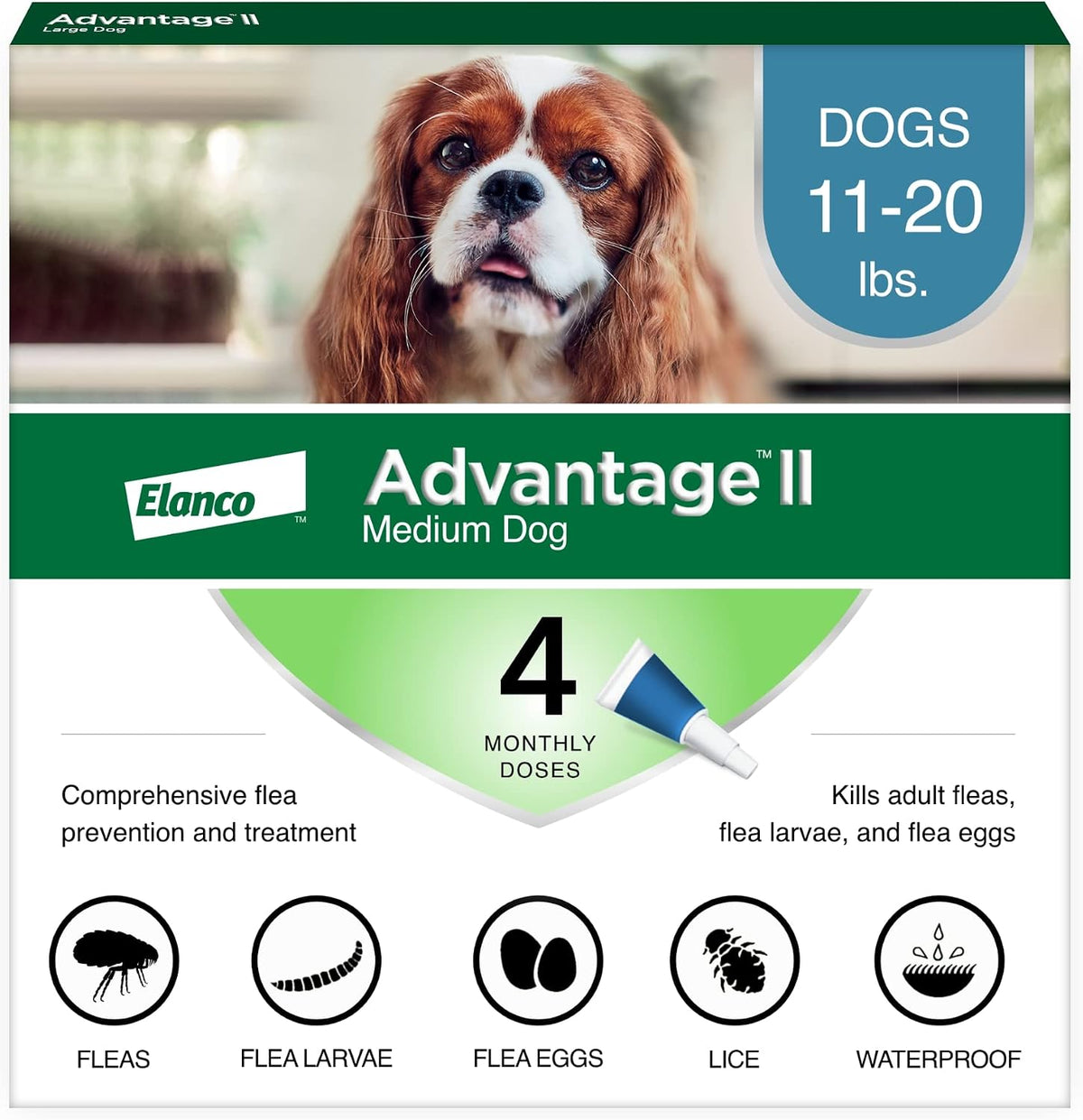 Advantage II XL Dog Vet-Recommended Flea Treatment & Prevention | Dogs Over 55 lbs. | 6-Month Supply - Image 13