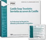 PDI Castile Soap Towelettes front box view and packaging