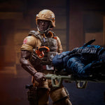 Carl Doc Greer action figure wearing helmet and tactical gear