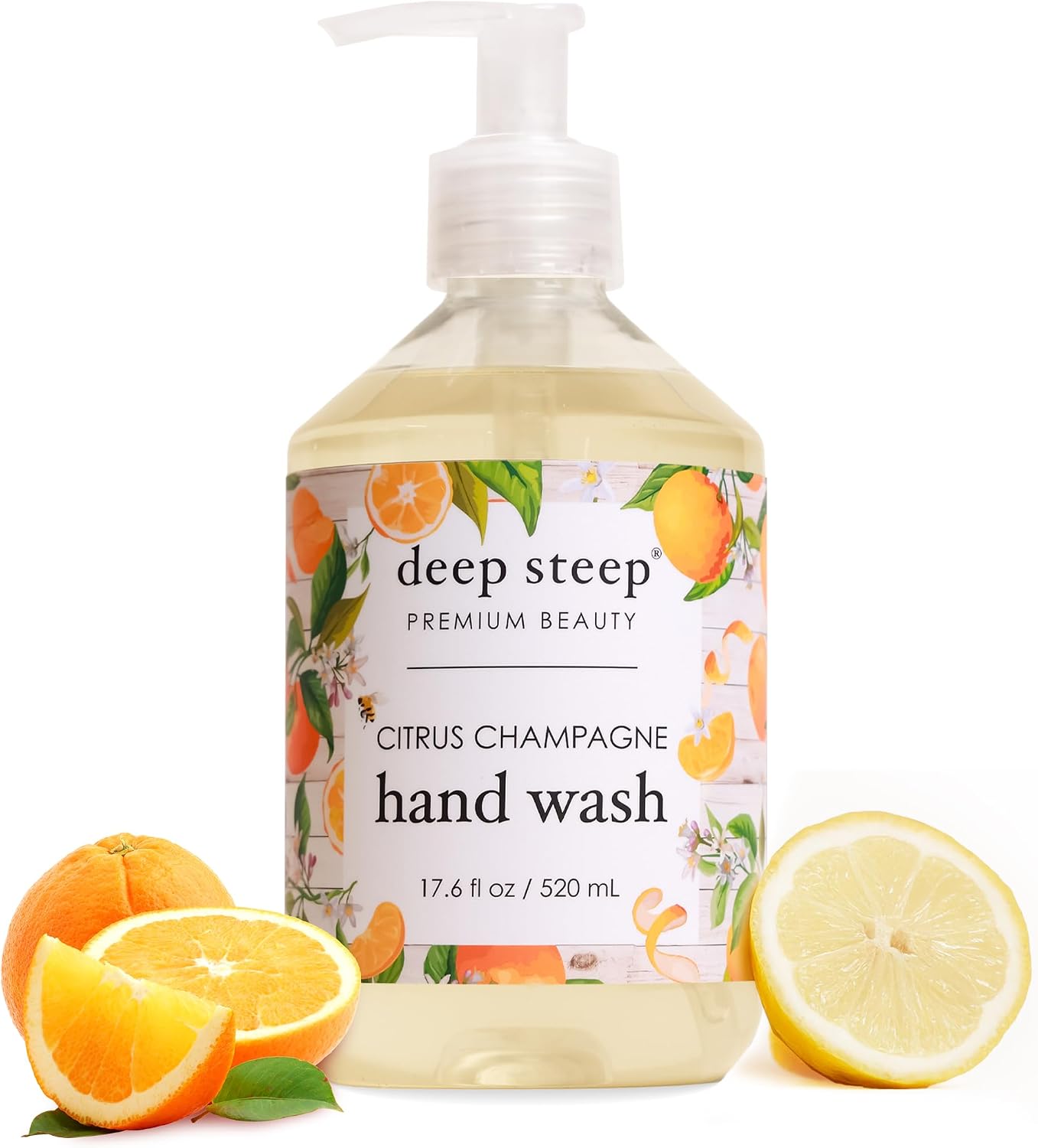 Deep Steep liquid hand wash front view bottle