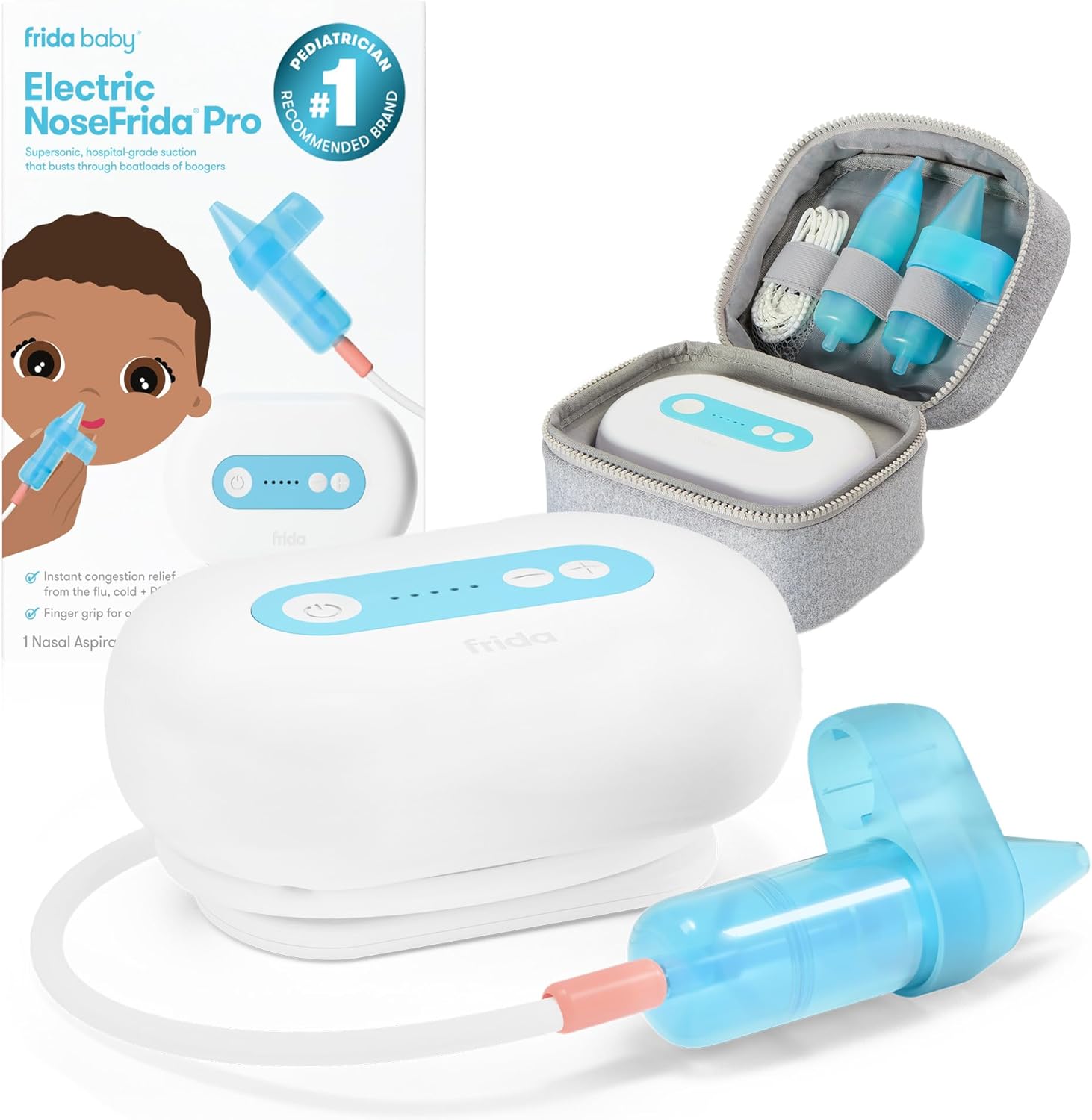 Frida Baby Electric NoseFrida Pro nasal aspirator front view
