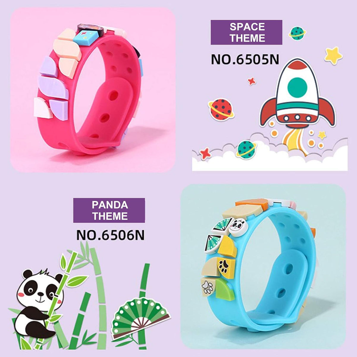 MEIEST 6 Packs Kids Jewelry Craft Bracelet,Sports Bracelet Making Kits,Custom Friendship Wristbands - Image 4