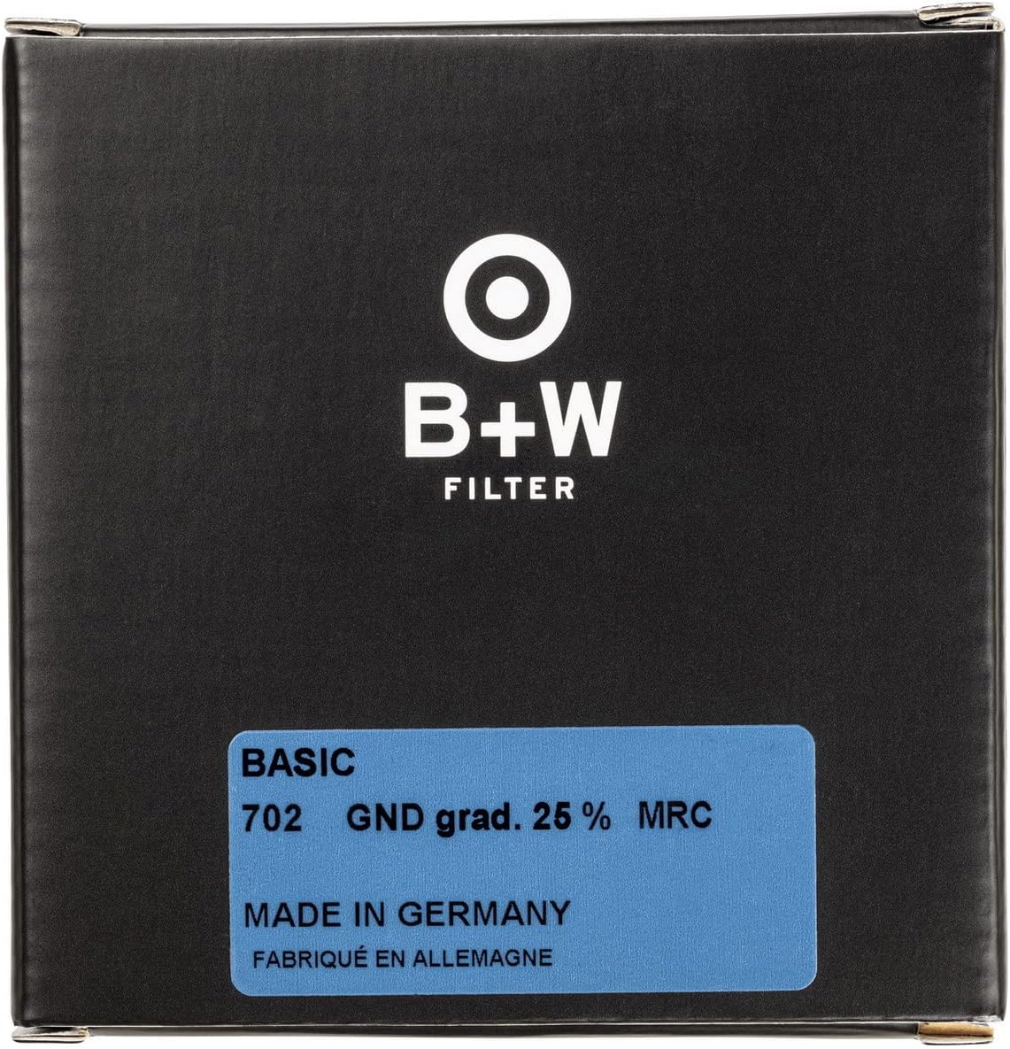 B+W graduated neutral density filter glass surface reflection coating