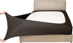 Stretch Jersey Box Spring Cover Twin/Twin XL, Light Gray | Stretch Jersey,Wrap Around,Ultra Soft,Non-Slip Snug Fit,Wrinkle Resistant Bed Skirt Alternative for Box Spring - Image 12