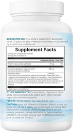 Micro Ingredients advanced glutathione supplement cap and seal
