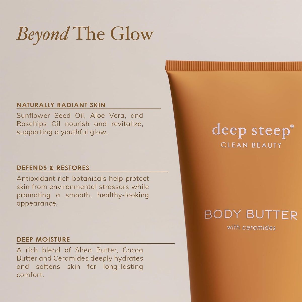 Deep Steep clean beauty skincare product lifestyle shot