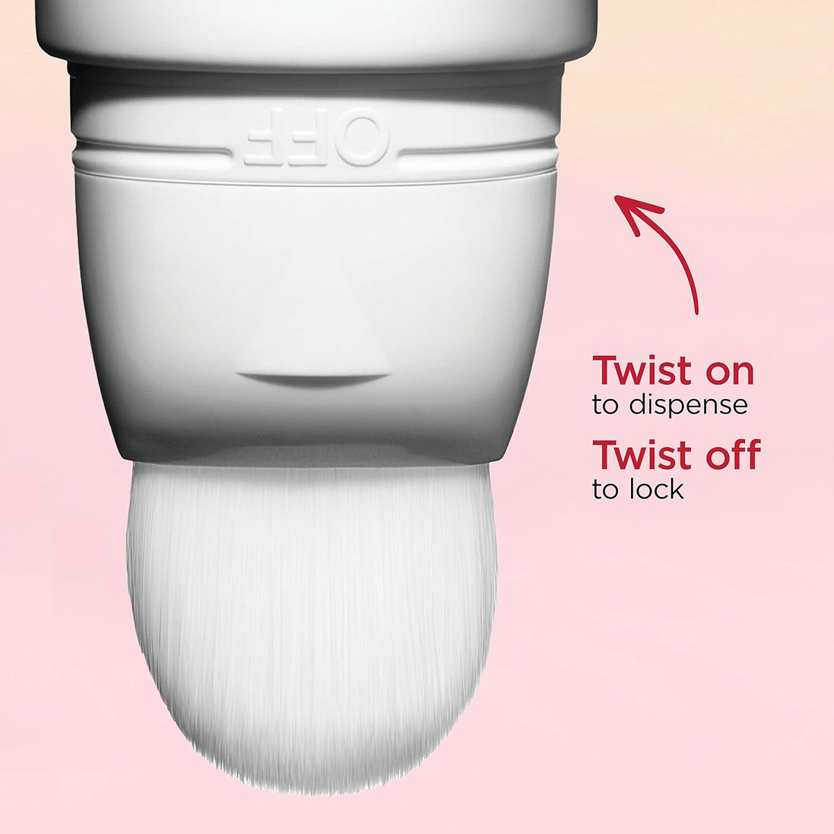 Clarins Beauty Flash Peel applied on skin for at-home facial