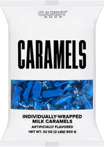 Chewy gourmet milk caramels imported from the United States