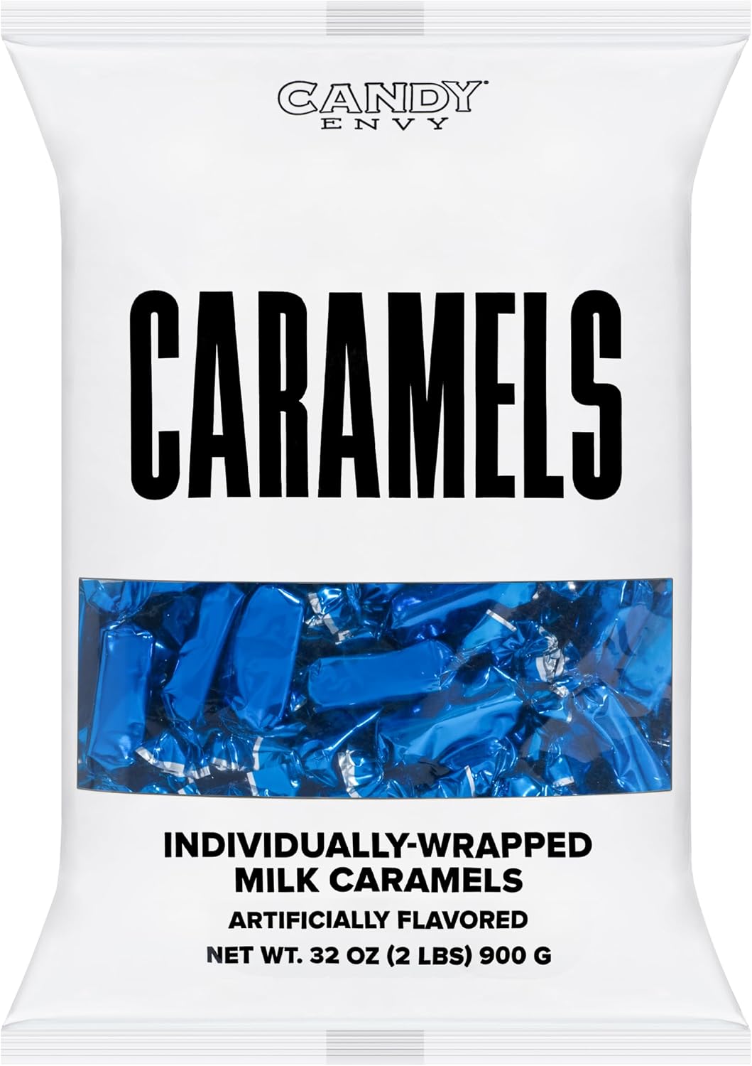 Chewy gourmet milk caramels imported from the United States