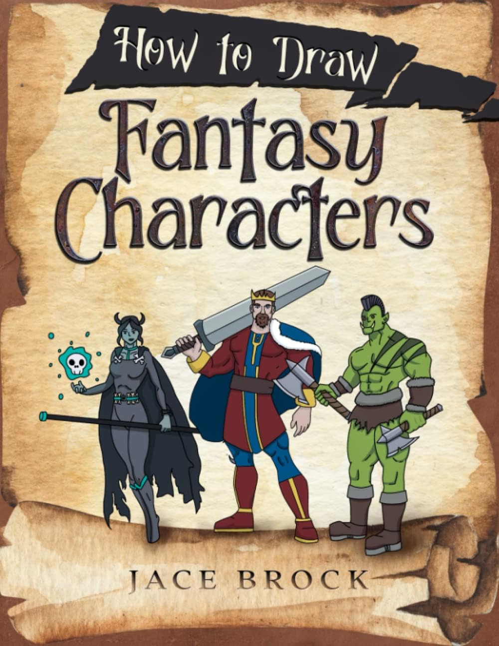 How to Draw Fantasy Characters: Draw Knights, Dragons, Weapons, Armor, and Many More! (How to Draw Books) - Image 1