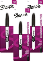 Sharpie fine tip black laundry marker packaging and details