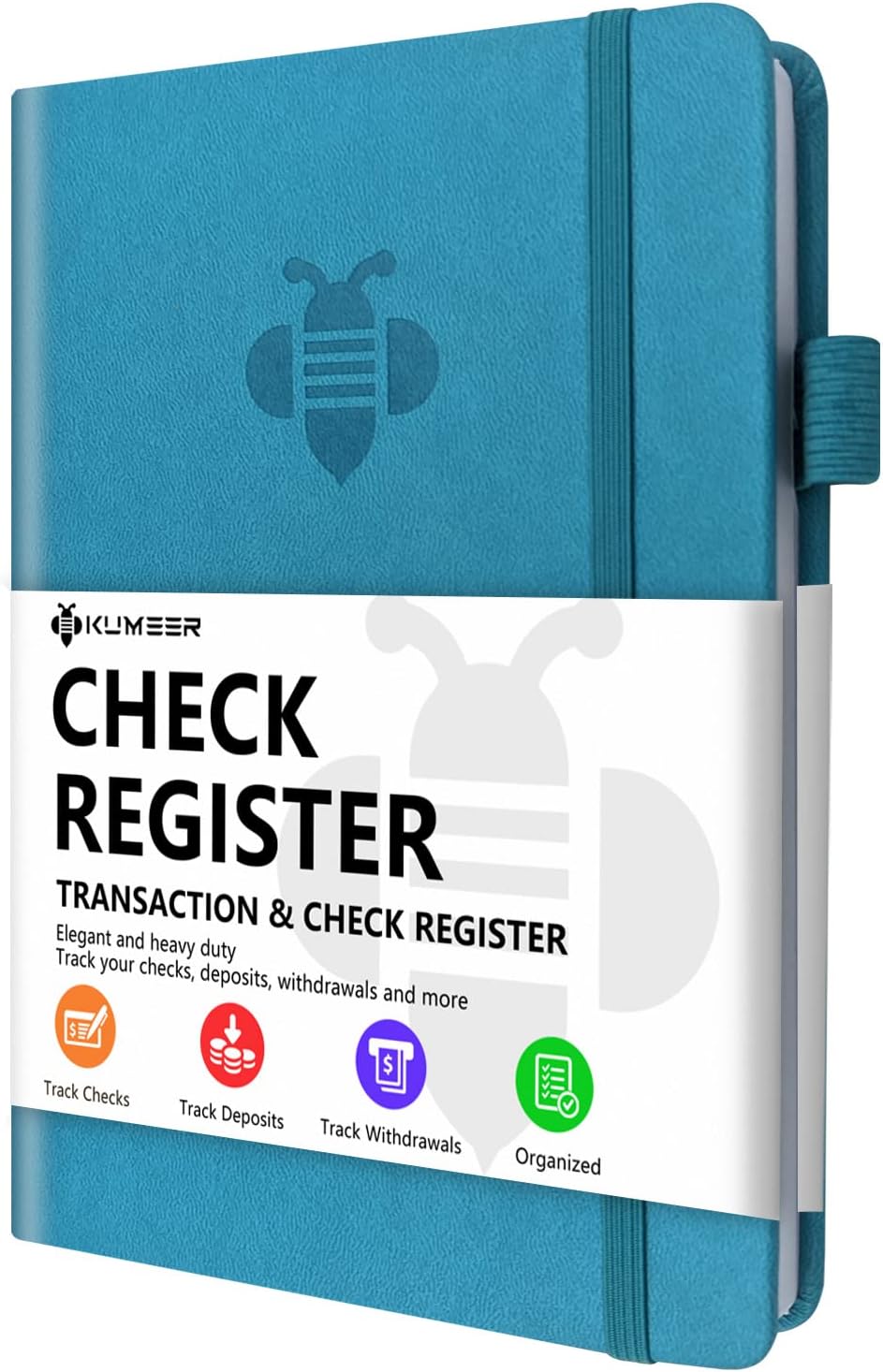 Check Register - Elegant Check Registers for Personal Checkbook with Check & Transaction Registers, Hardcover Checkbook Log 5.2x7.6" (Mint Green) - Image 14