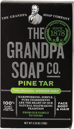 Grandpa's Pine Tar Soap lather demonstration