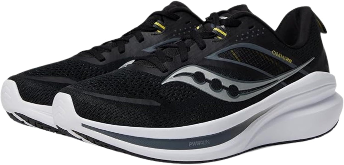 Saucony women's omni 22 back heel counter detail