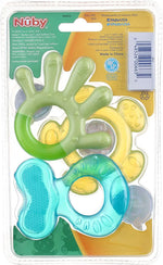 Nuby infant teether set packaging view