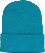 TOP HEADWEAR Solid Winter Long Beanie front view