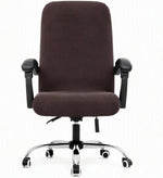 Computer Office Chair Covers for Stretch Universal Rotating Chair Desk Chairs ONLY Chair Covers (Black, Medium) - Image 8