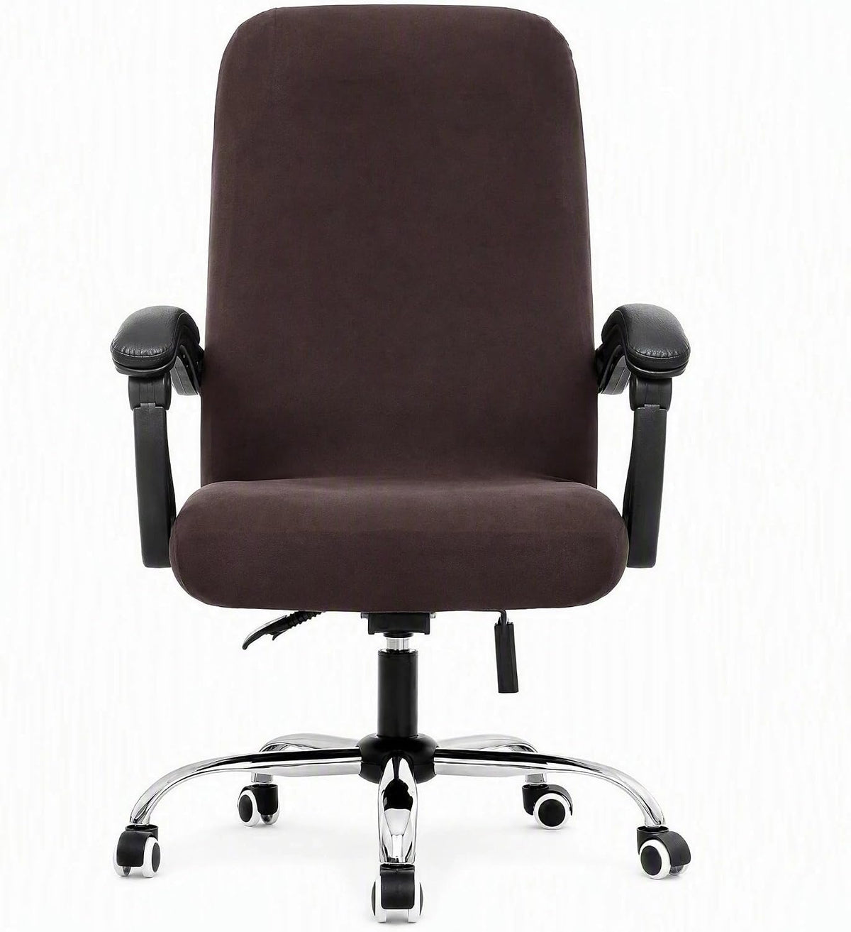 Computer Office Chair Covers for Stretch Universal Rotating Chair Desk Chairs ONLY Chair Covers (Black, Medium) - Image 8