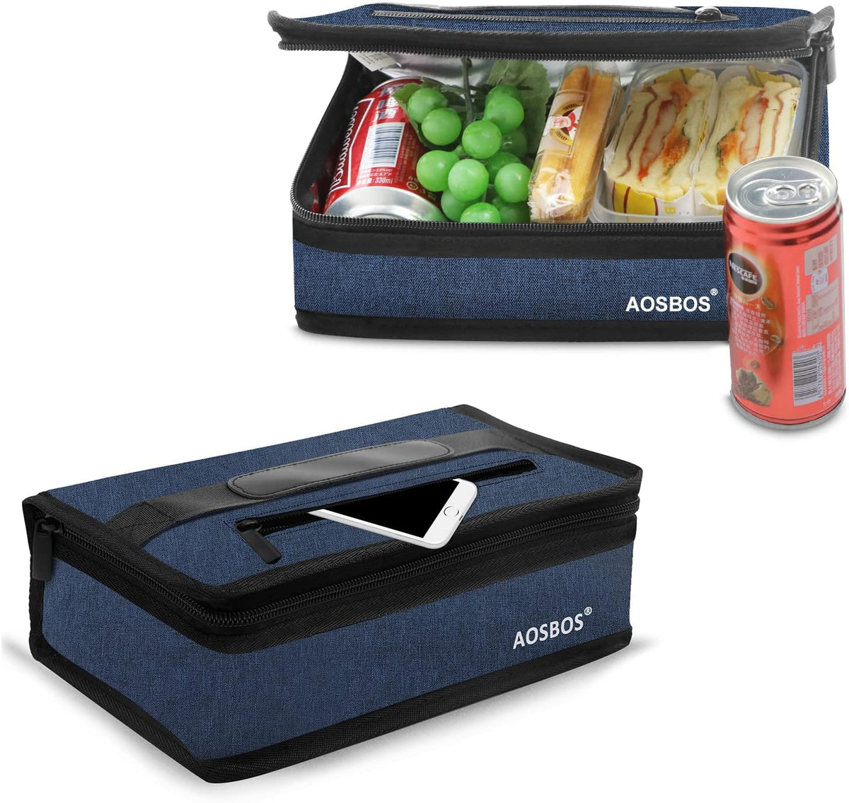 Aosbos Small Insulated Lunch Bag,Compact Lunch Box For Work & Office - Image 10