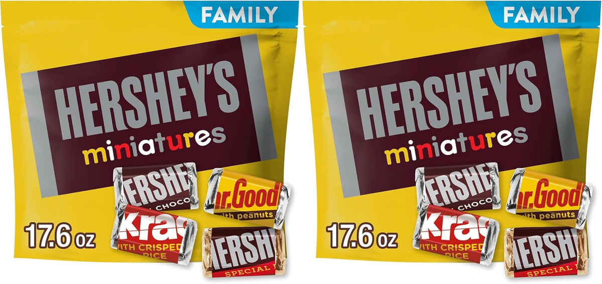 HERSHEY'S Miniatures Assorted Chocolate Candy Family Pack, 17.6 oz - Image 9