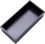 Bamboo Drawer Organizer Box for Office Home Black Orgnizer Boxes Office Organizer Boxes, Black 12"*4" - Image 11