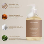 Deep Steep vegan hand cleanser texture and lather preview