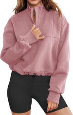 Infitty oversized hoodie showing ribbed edge details
