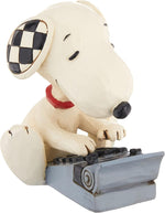 Enesco Jim Shore Peanuts Snoopy figurine lifestyle shelf display