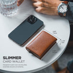 VULKIT RFID blocking card holder banknote compartment detail