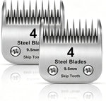 Premium steel pet clipper blade highlighting rust resistant finish and precision manufacturing specifications