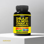Dorado Nutrition Shilajit bottle with ingredient highlights