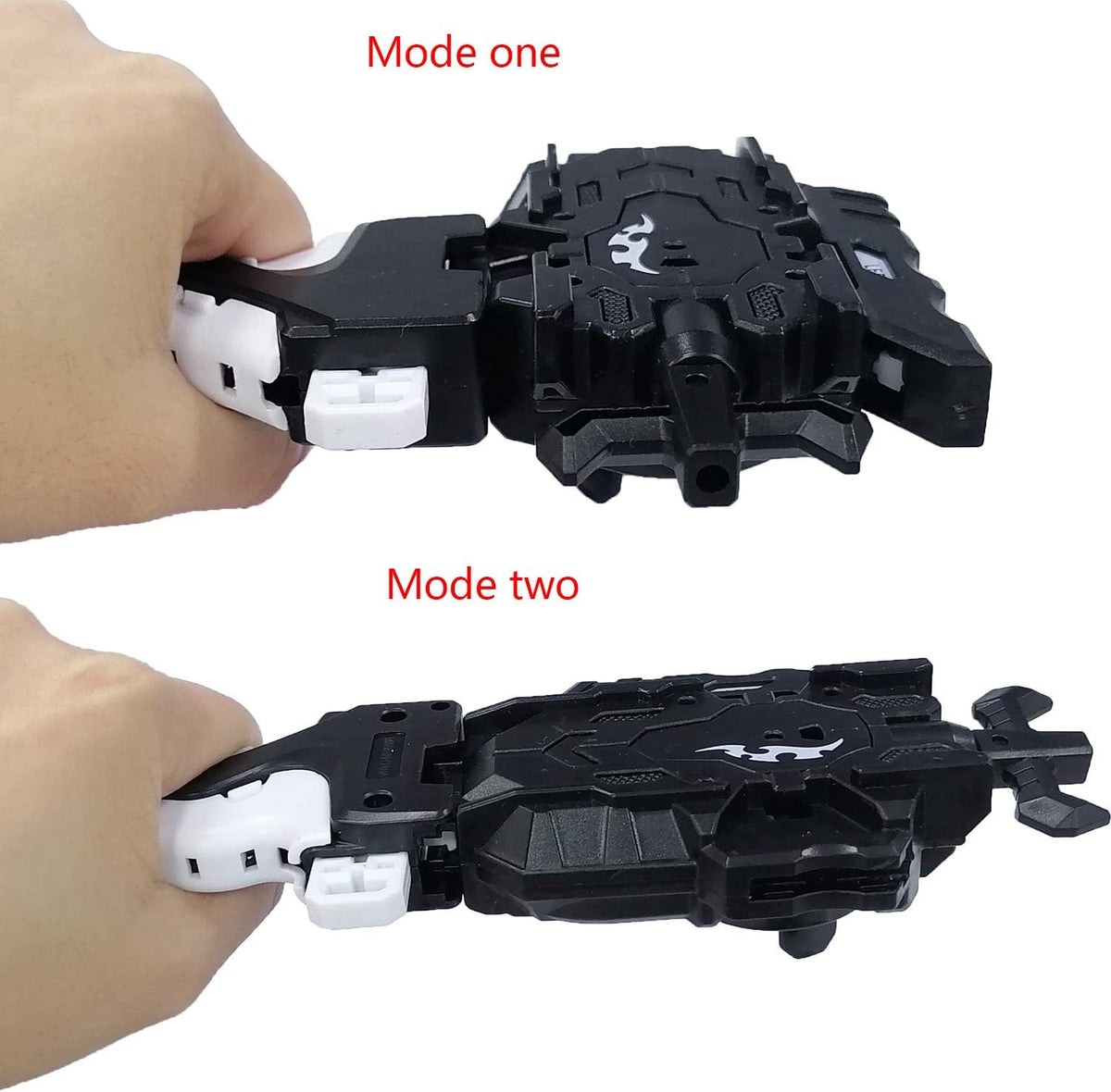 Bey Gyro Blades Launcher and Grip, Light Sparking Battling Burst String Launcher Gyro Left&Right LR Spin Top Compatible with All Bey Burst Series Bey Battling Bey(Black) - Image 5