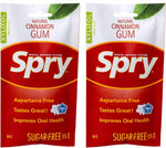 Spry imported USA formula natural peppermint sugarless gum for daily oral hygiene